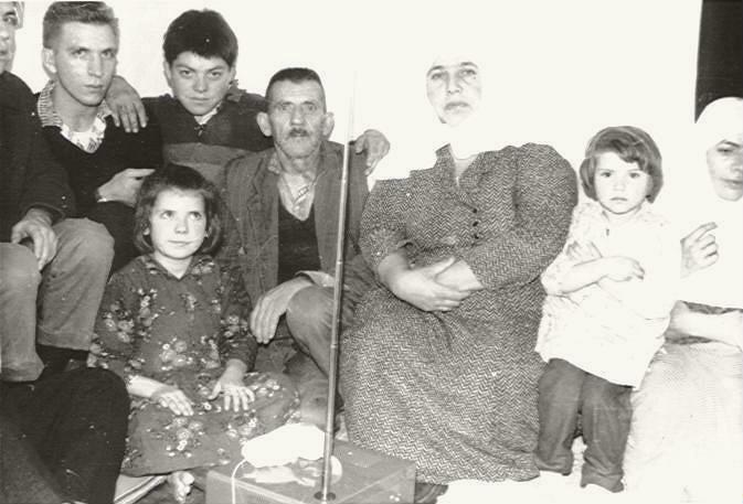 Chuck Hlavac with Turkish family in 1962