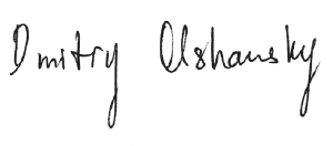 Dmitry Olshansky signature