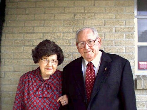 Frank Masingill with wife Dorothy